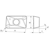 ダイジェット工業 ダイジェット スーパーエンドチッパー用チップ JC5015 ZPMT09T208R 1セット(10個) 176-2198（直送品）