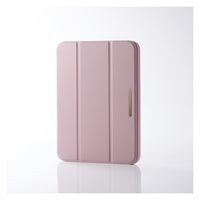 iPad mini (A17 Pro) ケース ソフトレザー 手帳型 ピンク TB-A24SWVJM3PN エレコム 1個（直送品）