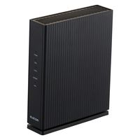 WiFi 無線LAN ルーター 親機 WiFi6 11ax/11ac ブラック WRC-W601-B エレコム 1個（直送品）