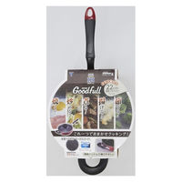 竹原製缶 グッドフル IH深型フライパン 22cm ガラス蓋付き PK-522G 1個（直送品）