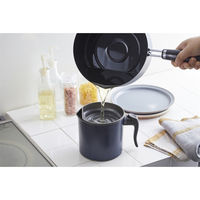 竹原製缶 リグランテ ネイビー オイルポット1.0L S-30NY 1個（直送品）