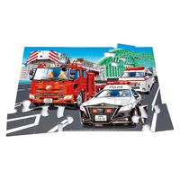 くもん出版 くもんのジグソーパズル STEP3 はたらく車のなかまたち 3セット入り JP-37 1箱（直送品）