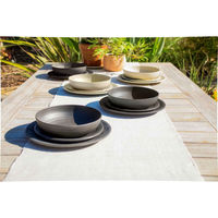 1956レストラン・サプライ プレート 22cm Planta プランタ プラスチック グレー 432534 1個（直送品）