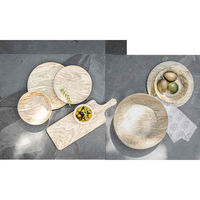 1956レストラン・サプライ ボウル 31cm 木目調 デザートウッド Planta プランタ プラスチック 432539 1個（直送品）