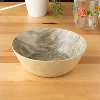 1956レストラン・サプライ ボウル 19cm 木目調 デザートウッド Planta プランタ プラスチック 432538 1個（直送品）