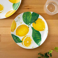 1956レストラン・サプライ プレート 22cm フレッシュレモン プラスチック 432550 1個（直送品）