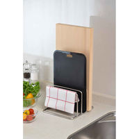 下村企販 まな板スタンド オールステンレス 頑丈まな板立て 3枚用 435457 1個（直送品）