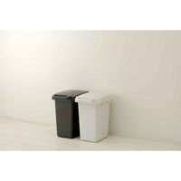 リス ゴミ箱 33L 連結 屋内外兼用 片手で開く連結ダストボックス HOME&HOME ダークグレー 434458 1個（直送品）