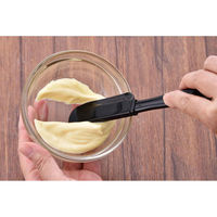 下村企販 ミニへら シリコン製 下ごしらえシリコンミニヘラ 食洗機対応 440719 1個（直送品）