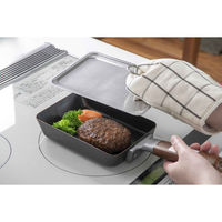 下村企販 卵焼き器 蓋 食洗機で洗える 玉子焼きフライパンカバー 日本製 442350 1個（直送品）