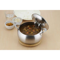 下村企販 スープ&カレーポット 20cm IH対応 ステンレス製 日本製 454314 1個（直送品）