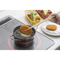 下村企販 天ぷら鍋 16cm IH対応 鉄製 厚底 揚げ鍋 日本製 454315 1個（直送品）