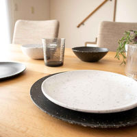 1956レストラン・サプライ プレート 22cm オリオン テラゾ バンブーファイバー メラミン ホワイト 454835 1個（直送品）