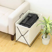 東洋ケース 荷物置き ストレリアミラド リビングラック ラージ 折りたたみ アイボリー 458918 1個（直送品）