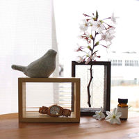 パラデック 花瓶 レトロガラス 一輪挿し フラワーベース ブラウン 463187 1個（直送品）