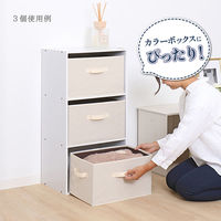 アストロ 収納ボックス ベージュ 606-65 1個（直送品）