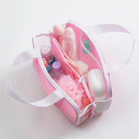 アストロ 仕切りが付いてる温泉ポーチ 607-54 1個（直送品）