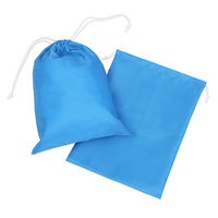 アストロ ポリエステル巾着 2枚組 ブルー 820-55 1セット(2枚)（直送品）