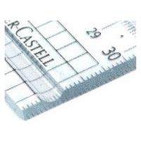 ファーバーカステル 溝引方眼定規 25cm FE 6025 1個（直送品）