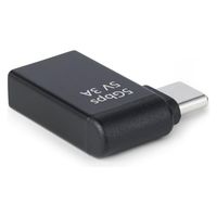 USB-C - USB-A変換アダプター　L型右向き　5Gbps　オス-メス（直送品）