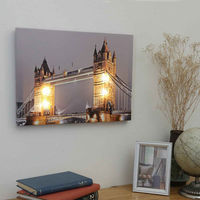 東洋ケース LEDキャンバスアート 海 夜景 40×30cm 418297 1個（直送品）