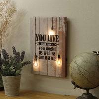 東洋ケース LEDキャンバスアート インダストリアル ネオンサイン 20×30cm 30×20cm 418294 1個（直送品）