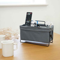 東洋ケース 卓上収納 卓上マルチラック 折りたたみ ファブリック グレー 417527 1個（直送品）