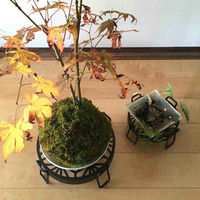 東洋ケース プランタースタンド 和柄プランタースタンド Mサイズ 21cm 麻の葉 423713 1個（直送品）