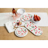 1956レストラン・サプライ プレート 45cm ベリーズ&チェリーズ プラスチック メラミン 433086 1個（直送品）