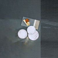 1956レストラン・サプライ プレート 27cm 大理石風 プラスチック メラミン 432422 1個（直送品）