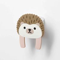 東洋ケース フック 吸着 スティッキーフックポケット アニマル ハリネズミ 413407 1個（直送品）