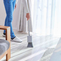 日本クリンテック ほうき 全長67cm 立つホウキ STAND フリースタンディングブルームS ホワイト 438694 1個（直送品）