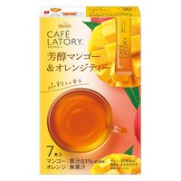 AGF ブレンディ カフェラトリー スティック 芳醇マンゴー＆オレンジティー 1セット（1箱（7本入）×3） インスタント 紅茶