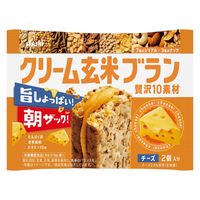 クリーム玄米ブラン 贅沢10素材 チーズ（2P）12個 アサヒグループ食品