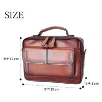 スワン GEM BASIC 牛革シャドー 横ショルダー 1512 ブラウン 1個（直送品）