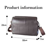 スワン Troy Bros 牛革シボ 2WAYショルダー 7032 ブラウン 1個（直送品）