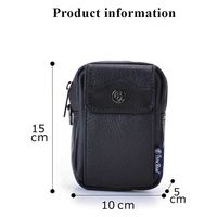 スワン Troy Bros シュリンク ベルトポーチ縦 7011 ブラック 1個（直送品）