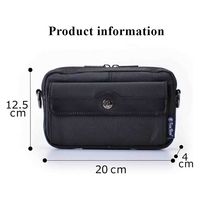 スワン Troy Bros シュリンク 横ショルダーバッグM 7012 ブラック 1個（直送品）