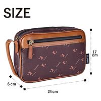 スワン U.P renoma モノグラム ポーチ 20117 ブラック 1個（直送品）