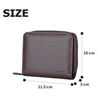 スワン ROTHCO リサイクルレザー 2つ折りラウンド財布 45065 ブラック 1個（直送品）