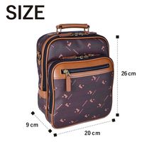 スワン U.P renoma モノグラム 縦ショルダー 20119 ブラウン 1個（直送品）