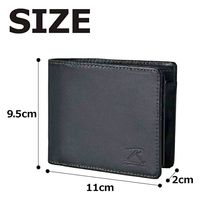 スワン ROTHCO リサイクルレザー 2つ折れ財布 45048 キャラメル 1個（直送品）