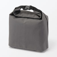 無印良品 高さが変えられる ランチバッグ ロールトップタイプ 大 グレー 良品計画