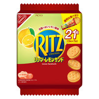 リッツ ファミリーパック レモンサンド 3枚入×7袋  5個 モンデリーズ・ジャパン クッキー クラッカー 個包装 お配り