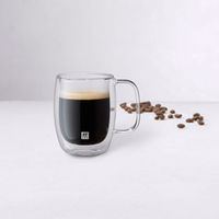 ツヴィリングJ.A.ヘンケルスジャパン ダブルウォールグラス エスプレッソ140ml 2個セット レンジ 耐熱 1個