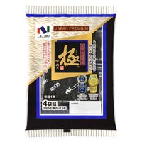 ニコニコのり 味付のり 極 8切5枚 4袋詰 1セット（1個×2）海苔