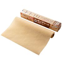 無漂白 クッキングシート 30cm×10m 未ざらし 両面使える 日本製 1本 宇部フィルム
