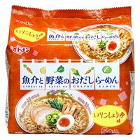イトメン 5食)魚介と野菜のおだしらーめん いりこしょうゆ味 425g 500 1セット(1袋×6)