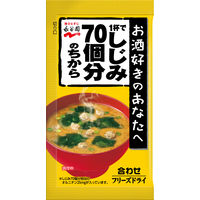 フリーズドライ 1杯でしじみ70個分のちからみそ汁 1セット（1袋×12） 永谷園