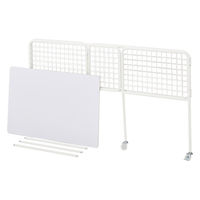 【軒先渡し】ストア・エキスプレス ユニットワゴン 白 浅型　幅90cm 2373-190 1台（直送品）